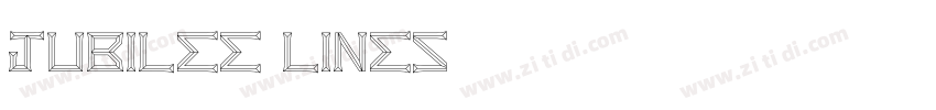 Jubilee Lines字体转换